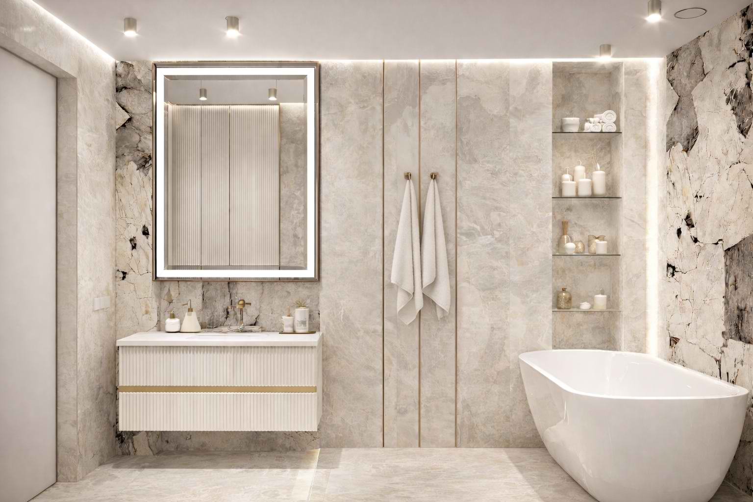 Квартира на Беды Ванная