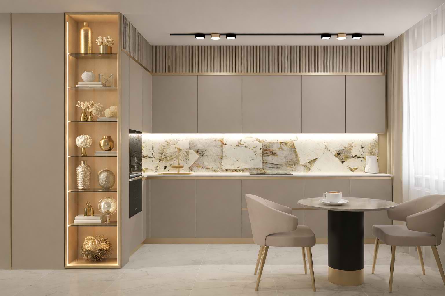 Квартира на Беды Кухня