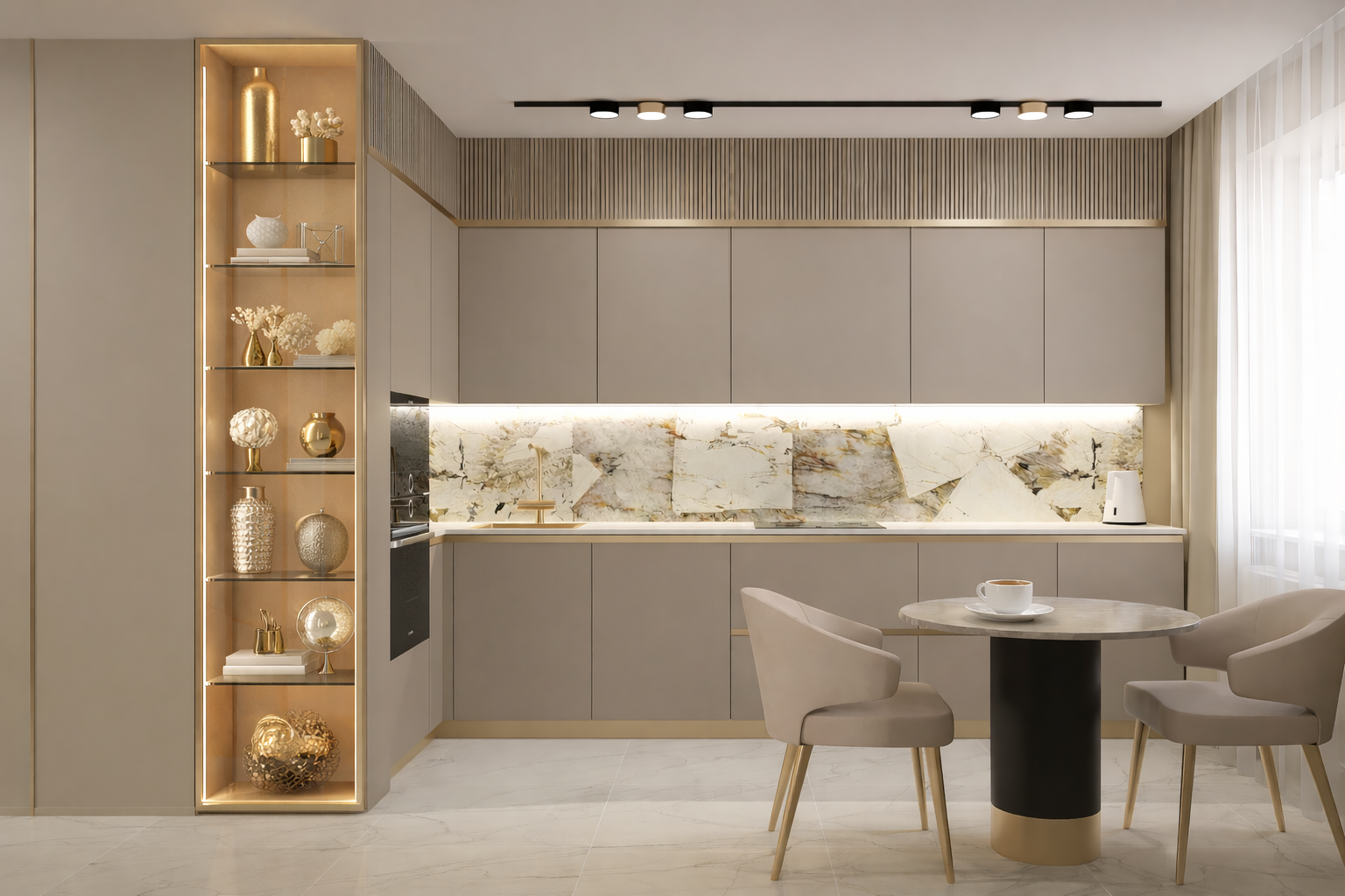 Квартира на Беды Кухня