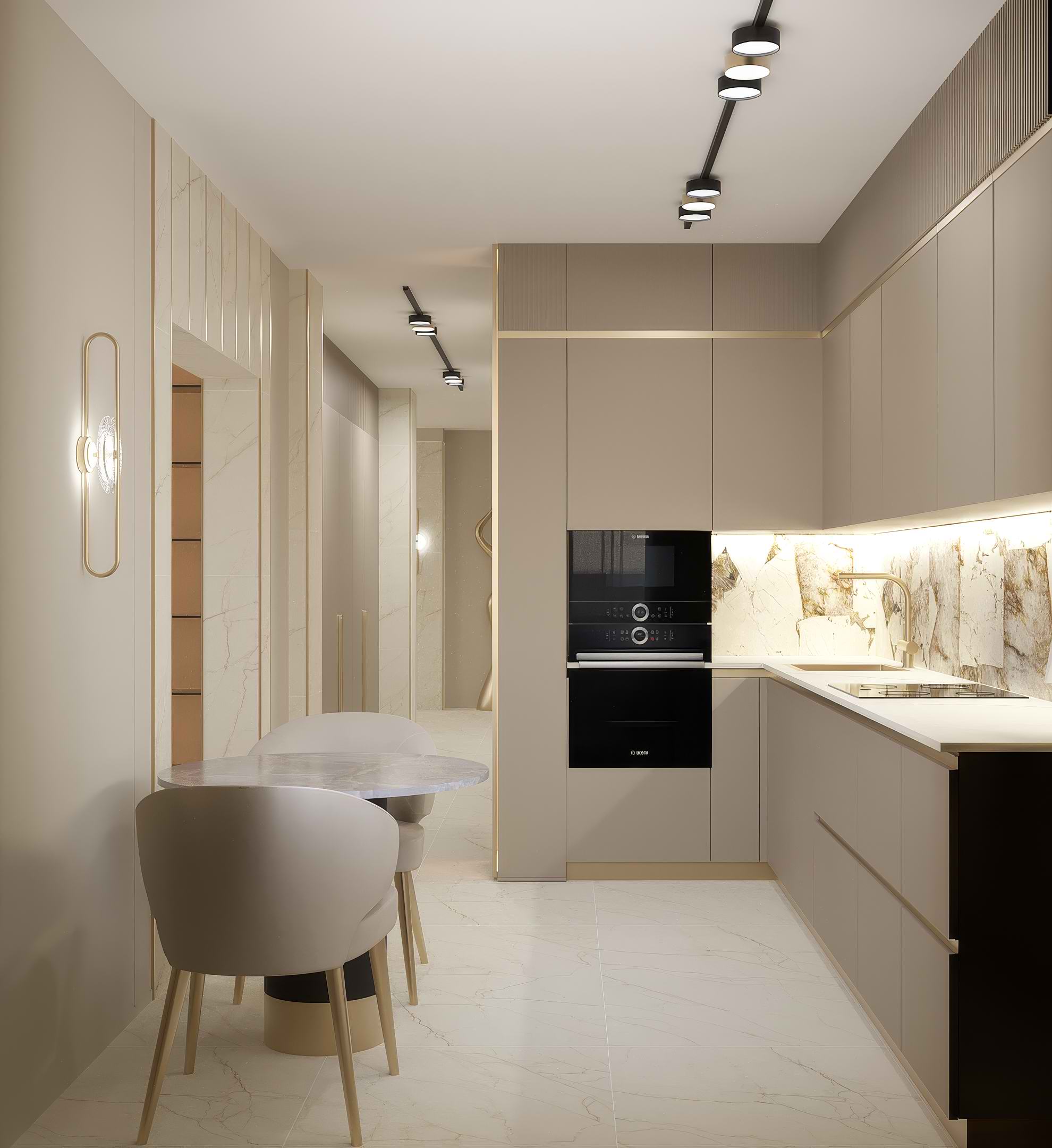 Квартира на Беды Кухня