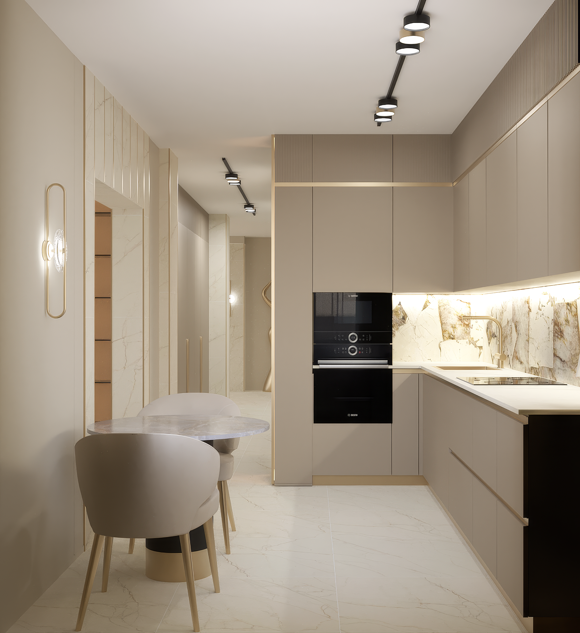 Квартира на Беды Кухня