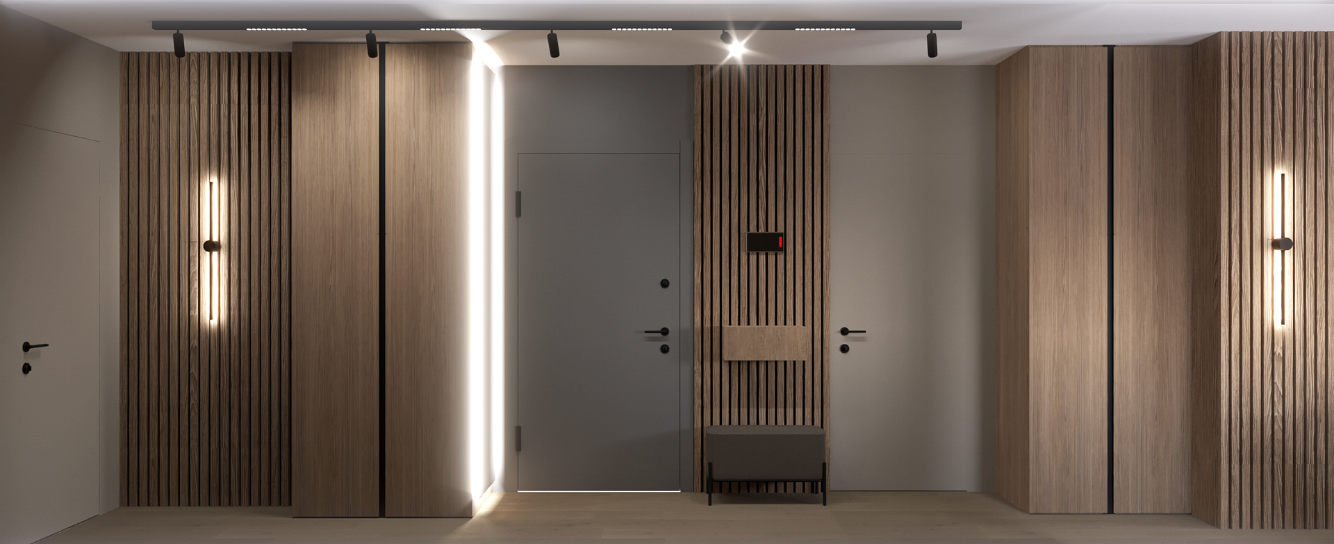 Квартира в Варшаве Коридор