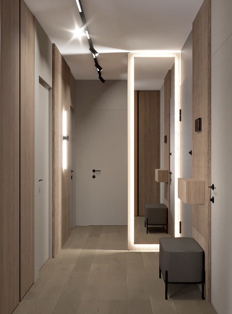 Квартира в Варшаве Прихожая