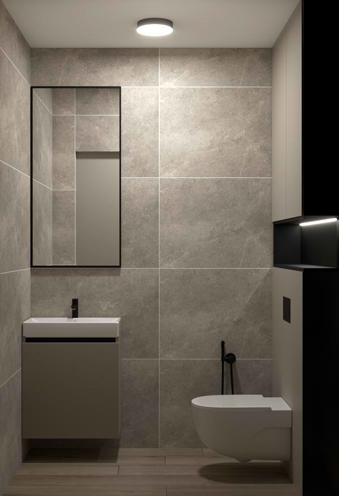 Квартира в Варшаве Туалет