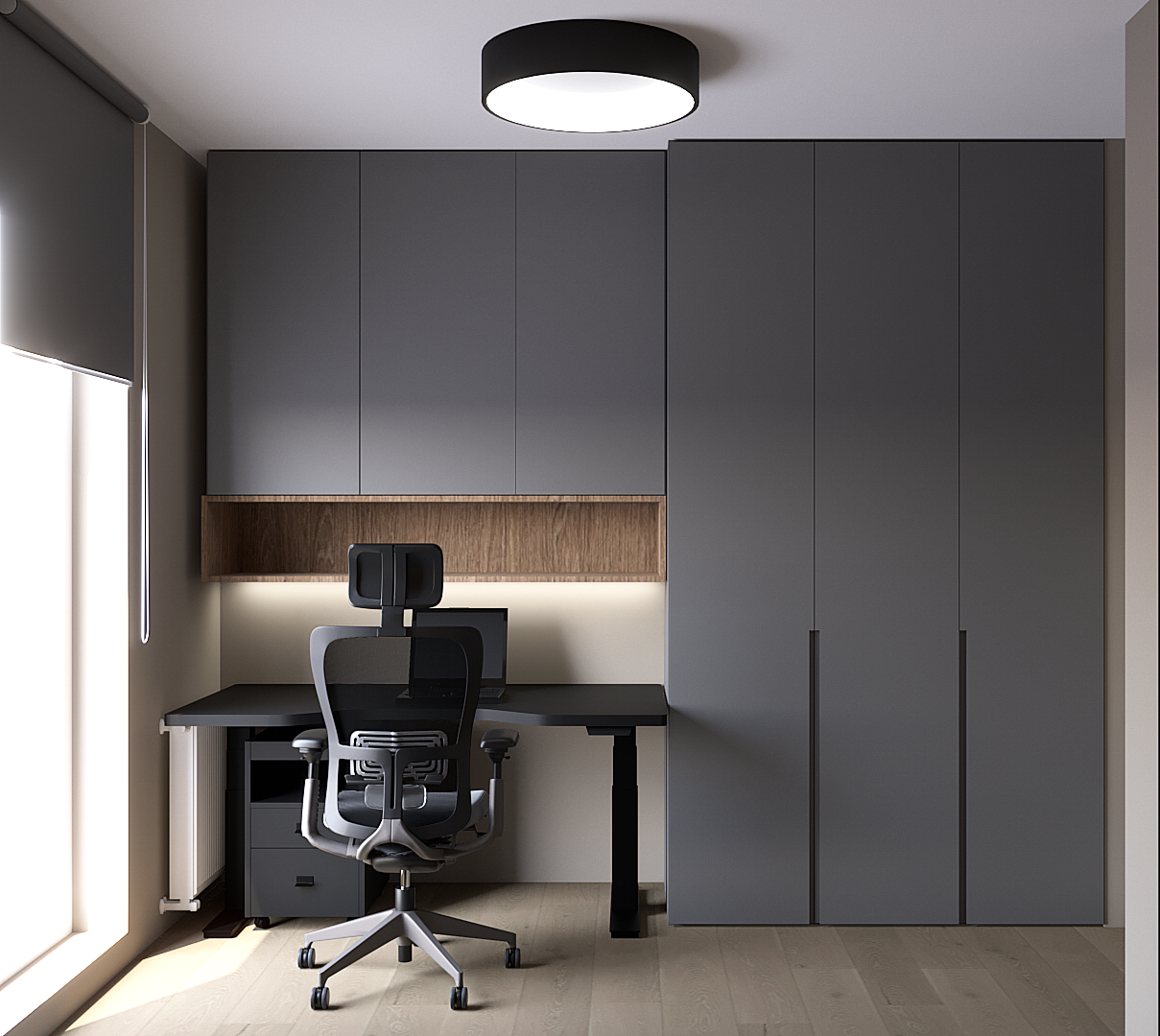 Квартира в Варшаве Кабинет