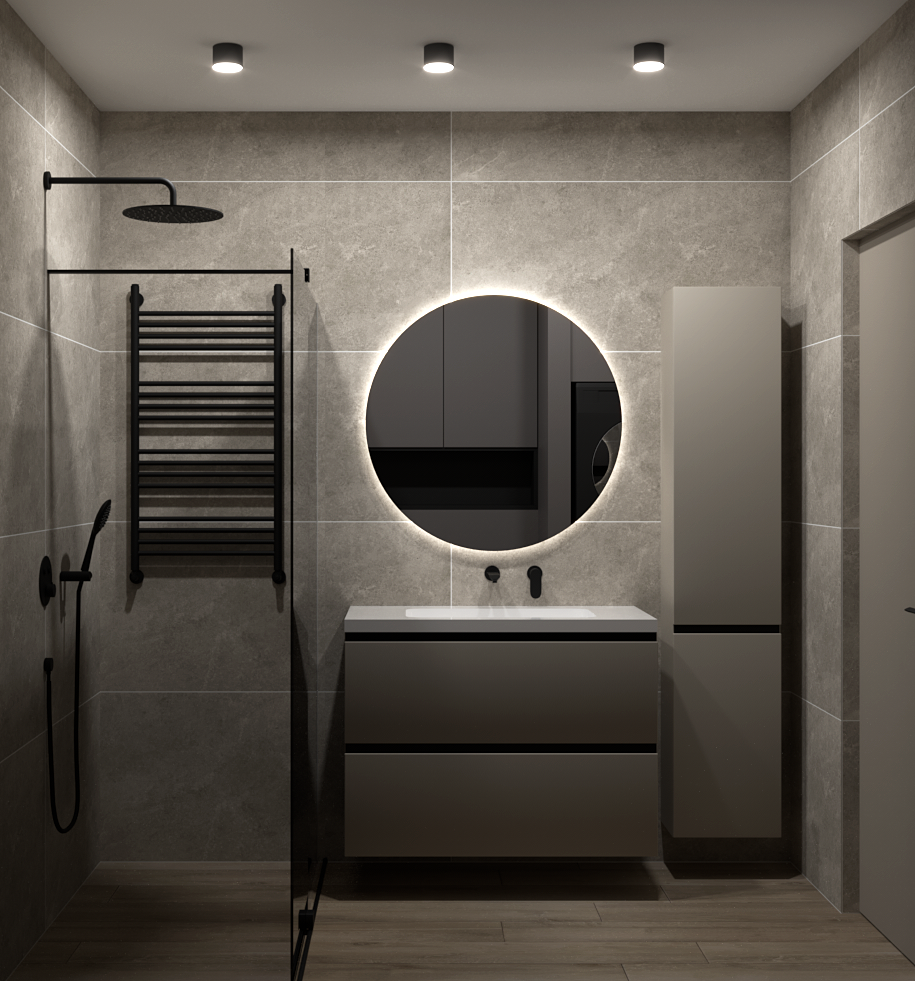 Квартира в Варшаве Душевая