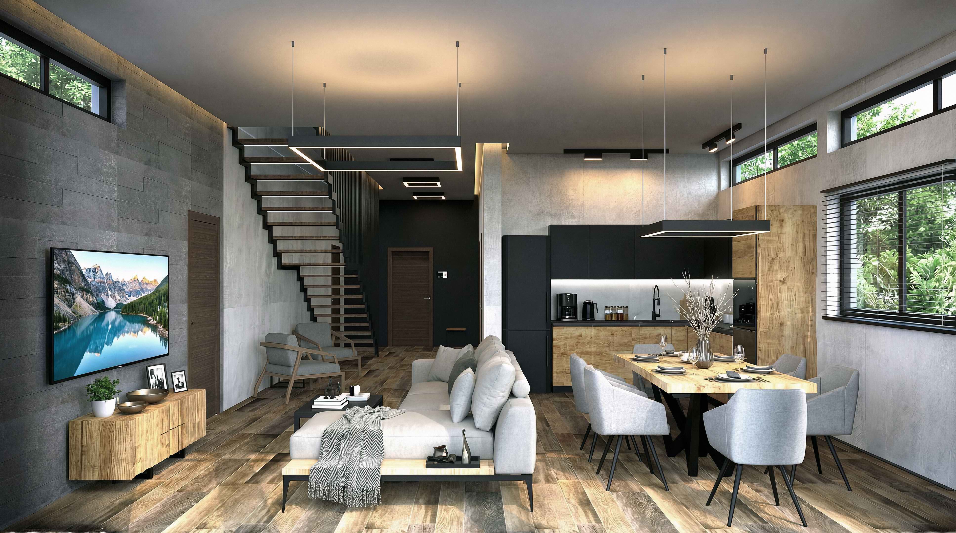 Дом в Тресковщине Гостиная