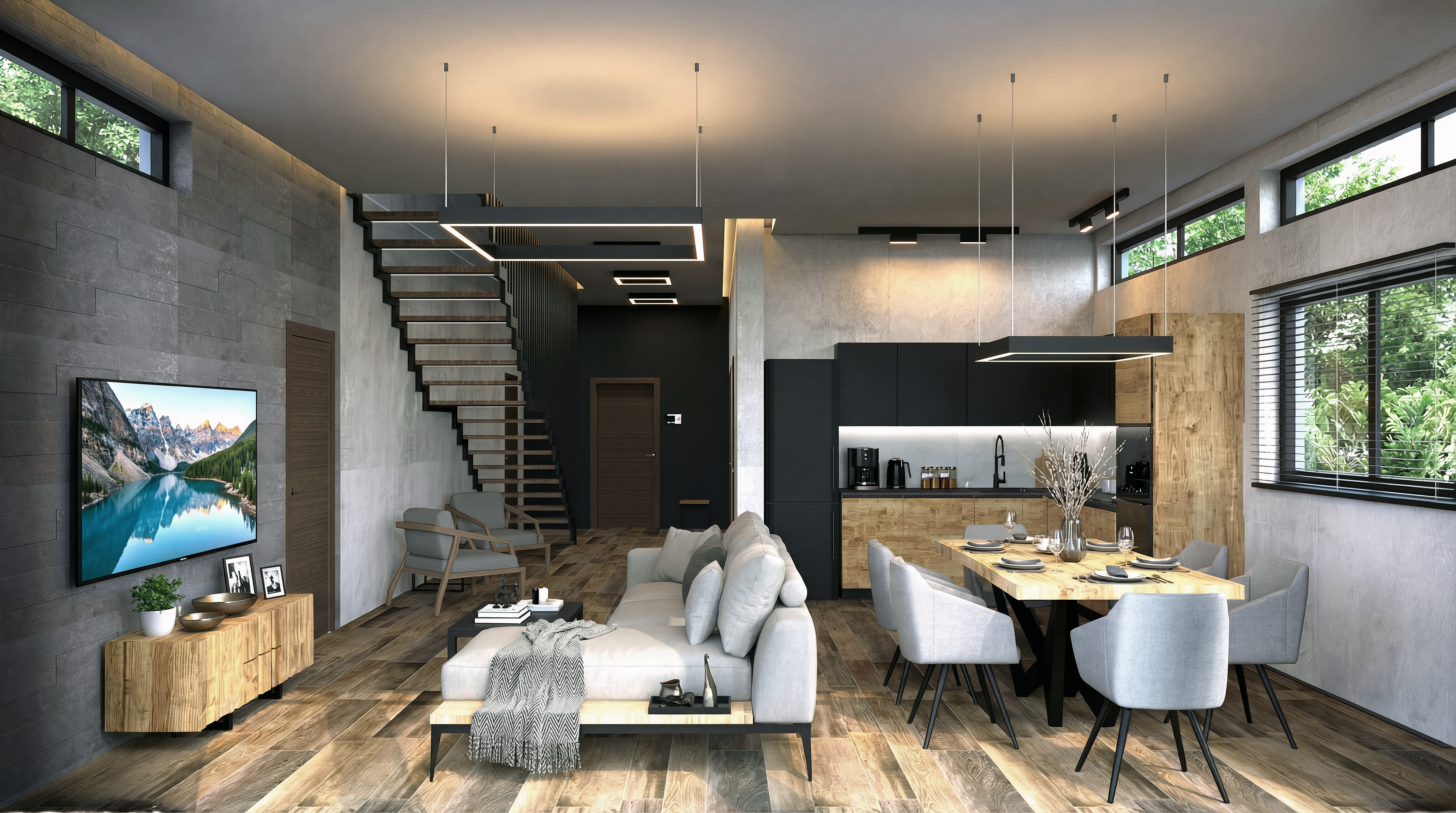 Дом в Тресковщине Гостиная